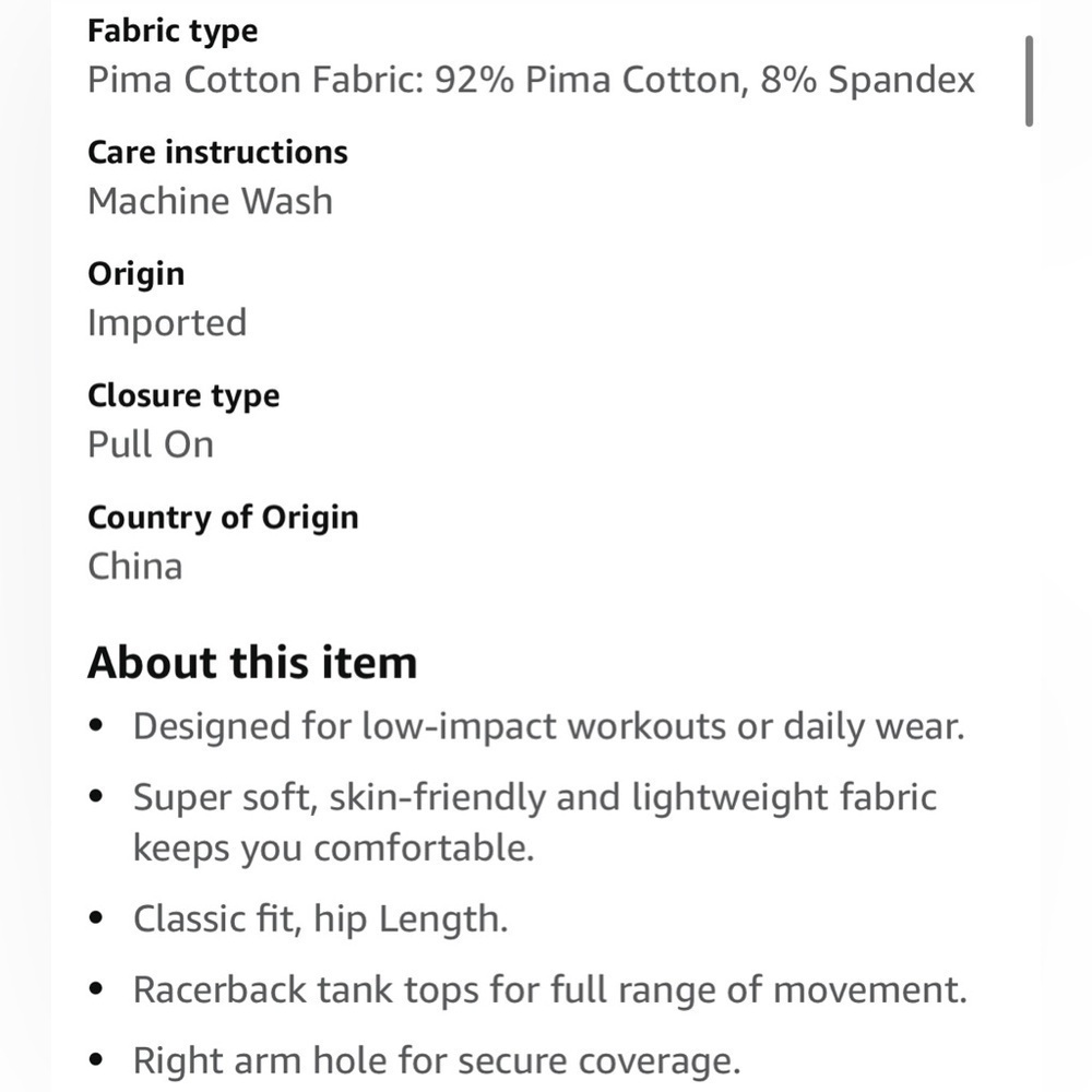 CRZ Yoga Sports Tank - S (4/6) - Picture 6 of 9